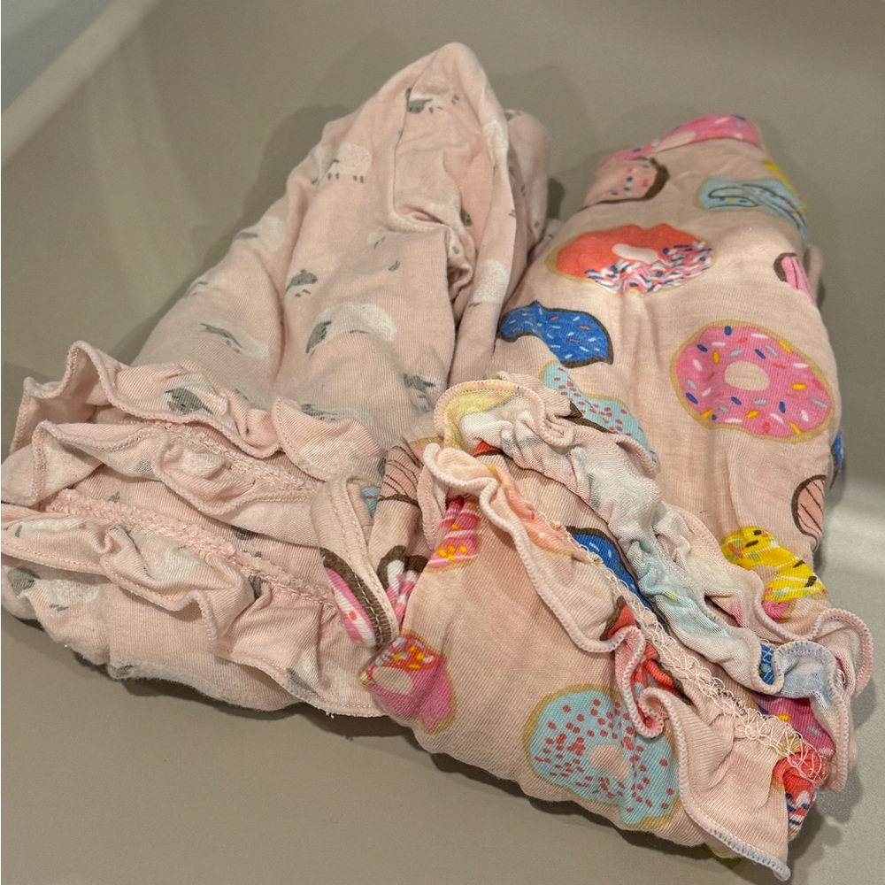 Set of 2 Angel Dear Footies 0-3 M VGUC